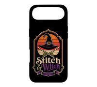 Halloween Knitting Stitch & Witch Witchy Needles Broom Case for iPhone Air