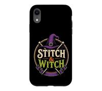Halloween Knitting Stitch & Witch Witchy Needles Broom Case for iPhone XR