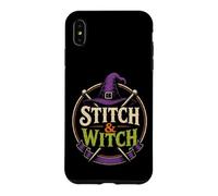 Halloween Knitting Stitch & Witch Witchy Needles Broom Case for iPhone XS Max