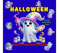 Halloween - Kreativ målarbok för barn 3-5 år med stora bilder och tjocka konturer: Glad målarbok för pojkar och flickor 3-5 år. Över 30 enkla motiv, ... - perfekt som present! (halloween szw)