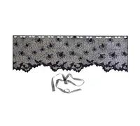 Halloween Lace Tablecloth Rectangular Web Table Runner Black Placemat Spiderweb Mantel Decoration And Curtain Holiday Party Decoration