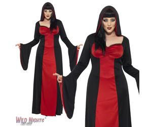 Halloween Ladies Plus Size Dark Temptress Costume