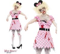 Halloween Ladies Zombie Rodent Costume
