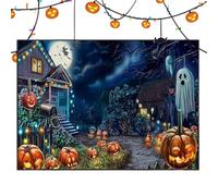 Halloween Landscape 5D Painting Kit - 5D Landscape Painting Kit | 5D Art Painting Kit For Halloween,Craft,Workspace,Living Room And Foyer,Decoration Accessories