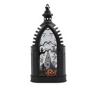 Halloween Lantern - LED Tabletop Candle Lamp | Outdoor & Indoor Party Decoration, Spooky Festival Table Centerpiece, Halloween Prop for Home Décor