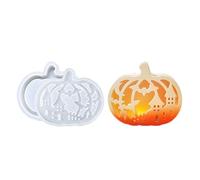 Halloween Lantern Mold - Silicone Crafting Tools For Resin Plaster Wax, Pumpkin Tealight Holder, Thanksgiving Fall Harvest Decorations, Festive Centerpiece | DIY Epoxy Casting For Holiday Party Favors