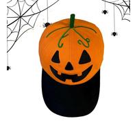 Halloween Lantern Pumpkin Hat, Halloween Embroidered Pumpkin Party Hat, Funny Headwear Party Favors for Kids Daily Travel Autumn Festival Holiday Celebration Parade Trick or Treat