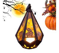 Halloween Lanterns, Scary Castle Witch's Hand Gothic Light | Battery Operated Lantern for Outdoor Indoor Lawn Patio | Outdoor Camping Patio Halloween Garden