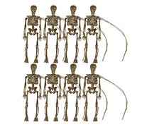 Halloween Large Garden Statues 3 Foot Tall Party Halloween Plastic Full Skeleton Decoration Prop Simulation Body Decoration & Hangs 1998 House Christmas Ornament (As Show, One Size)