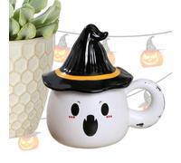Halloween Large Mug - Ghost Mug with Funny Design | Tea and Coffee Cups for Kitchen Daily Use Library Meeting Party Home