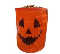 Halloween Lawn Leaf Bags - Reusable Pumpkin Leaf Bags for Halloween - Collapsible Container 272L for Autumn Outdoor Decoration Garden Waste