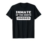 Halloween Lazy Design Inmate of the Month 102023 Value Graphic T-Shirt