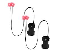 Halloween LED Glowing Light Up Eyes - 2-piece Light Up Skeleton Eyes With Timer, Halloween Decoration Lights For Indoor Outdoor For Costume Cosplay, Skulls, Skeleton, Pumpkin