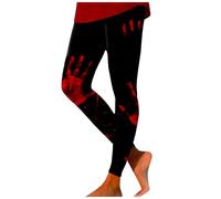 Halloween Leggings Women's High Waist, Funny Spider Web Print Yoga Trousers, Women's Opaque, Fashion Yoga Sports Trousers, Tummy Control Festival Costume Leggings, Wonder Trousers for Fancy Dress