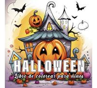 Halloween: Libro de colorear para niños con 60 bocetos de Halloween.