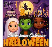 Halloween Libro para Colorear: 50 Encantadores y Fáciles Diseños de Halloween para Pintar. Para Niños, Niñas y Adultos| Mindfulness Libro para Colorear Halloween