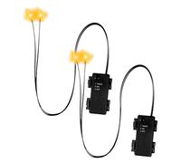 Halloween Light Eyes Cosplay Skull with LED Timer Drying Accessories Horror Skeleton for Pumpkin Dig Interior Design Outdoor Houses Garden Gardens Evenings Evenings Evening