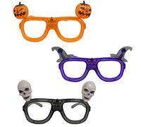 Halloween Light Up Eye Glasses LED Flashing Fancy Dress Club Party Accessory (Random Design)