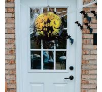 Halloween Lights The Ultimate Halloween Accessory: Our Must Have Door Sign For A Memorable Celebration! Welcome Sign Wooden (C, 20cm)
