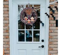 Halloween Lights The Ultimate Halloween Accessory: Our Must Have Door Sign For A Memorable Celebration! Welcome Sign Wooden (A, 20cm)