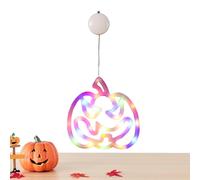 Halloween Lights Window Decorations | Halloween Window Silhouette Lights | Light, Colorful Light, Creative Pumpkin Cat for Holiday