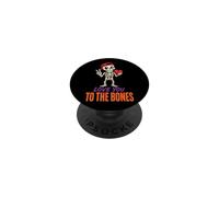 Halloween Love You To The Bones Skeleton Red Heart Cute PopSockets Adhesive PopGrip