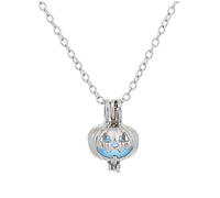 Halloween Luminous Necklace Gift Hollow Devil Pumpkin Pendant Clavicle Chain