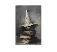 Halloween Magic Spells Book Witchy Neutral Vintage Wall Art Paintings Canvas Prints Poster Artwork for Living Room Bedroom Bathroom Office Home Decor 12x18inch(30x45cm)