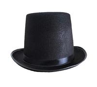 Halloween Magician Magic Felt Top Hat Jazz Cap Masquerade Party Costume Props Comfortable and EnvironmentallyDurable and Fashion