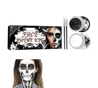 Halloween Make-Up, Halloween Make-Up, Black and White, Children's Make-Up, Carnival, Body Painting, Theatre Make-Up, Face Paint for Adults and Children