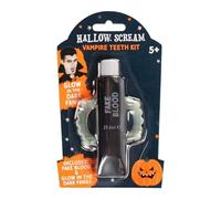 Halloween Make up Vampire Fake blood Teeth Kit