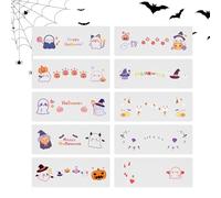 Halloween Makeup Face Stickers - Halloween Makeup With Blood Pattern,10X Witch Makeup For Women, Halloween Make Up For Adults, Face, Arms