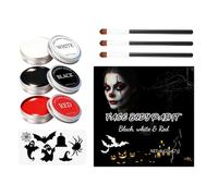 Halloween Makeup Kit | Waterproof Long-Lasting Halloween,Body Paint Costume Makeup Set | for Carnival Masquerade Event Celebration Cosplay Party Vampire Zombie Kids Adults