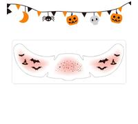 Halloween Makeup Stickers Temporary Gothic Self-Adhesive Decals | Holiday make-up sticker for birthday, carnival, holiday, masquerade ball, cosplay, role play, prom, party, Halloween