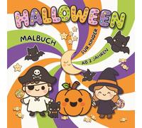 HALLOWEEN MALBUCH FÜR KINDER AB 2 JAHREN