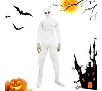 Halloween Mannequin Full Size - Realistic Horror Display Figure, Life Sized Haunted Scene Prop | Adjustable Poseable Body Structure Creepy Character Setup Haunted Houses Room Stage Carnival Events