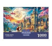 Halloween ManorArtisanal Jigsaw Puzzles for Adults Comprising 1000 Precisely-Cut Advanced Challenging Puzzle Game Pieces - A Premium And Satisfying Gift Selection for Adults And Kids Age 12 Years Up