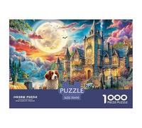Halloween ManorProfessional-Grade Jigsaw Puzzles for Adults A Demanding 1000-Piece (Advanced) Challenging Puzzle Games Experience - Serves As An Excellent And Enjoyable Gift for Adults And Kids Age 1