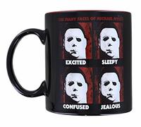 Halloween Many Faces of Michael Myers Ceramic Mug | Holds 20 Ounces