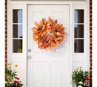 Halloween Maple Leaf Berry Wreath Artificial Wreath