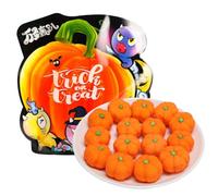 Halloween marshmallows,Pumpkin head gummies,cute candies,lollipops,Christmas gifts,Halloween Gift,gummies,candy gifts,desserts,snacks,pastries,Gummy Candy (Pumpkin marshmallows,2bag)