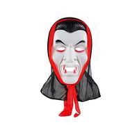 Halloween Mask Dracula Vampire White Costume Adult Outfit Scary Spooky Horror Party Face Fancy Dress Cosplay For Men Women (HM2)