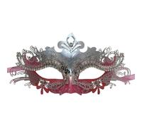 Halloween Mask for Adult Halloween Party 9 Golden Decorations Costume for Women Party Favors (D, 10x23cm)