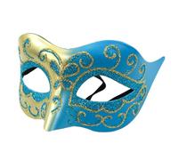 Halloween Mask for Adult Party Favors Golden And Green For Party Women Masquerade Costume Accessory Little Beauty Eye Painted Gold Half Face High Grade Prom Decoration Halloween 9 (A, One Size)