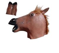 Halloween Mask Horse Head Headgear Animal Mask Horse Feet Performance Props(set)