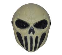 Halloween Mask Light Skeleton Full Face Hockey Costume Adult Outfit Scary Spooky Horror Party Fancy Dress Cosplay For Men Women (HM29)