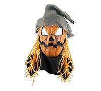 Halloween mask Pumpkin Head Mask Halloween Scream Scarecrow Pumpkin Face Mask Halloween Creepy Mask Cosplay Party Props for Adults