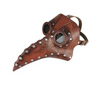 Halloween mask Punk Plague Doctor Bird Beak Mask Latex Punk Halloween Cosplay Mask Party Prop Bar Club Carnival Masquerade Mask 2026(F)