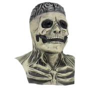 Halloween Masks Adults Circle Leader Mask Skeleton Latest for 2021 Creative Introduction Biochemical The GIF Mask Realistic Print Party Favors