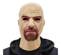 Halloween Masks - Creepy Horror, Evil Olds Mans | Realistic Old Man Face, Adult Old Man Costume For Halloween Party Olds Mans Face Cover Latex Shield Perfect Costume Parties Decorations